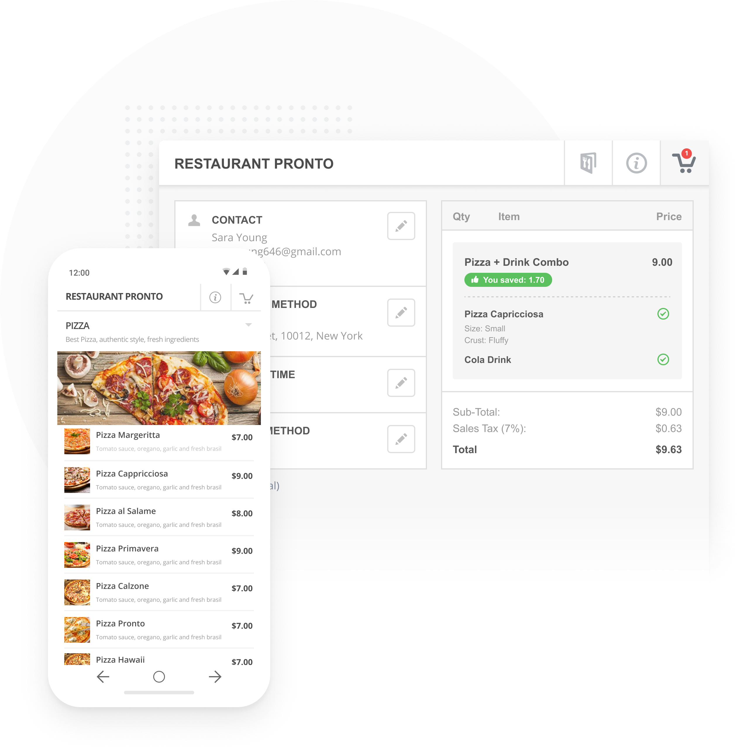 Online Pizza Ordering System | Free Ordering System