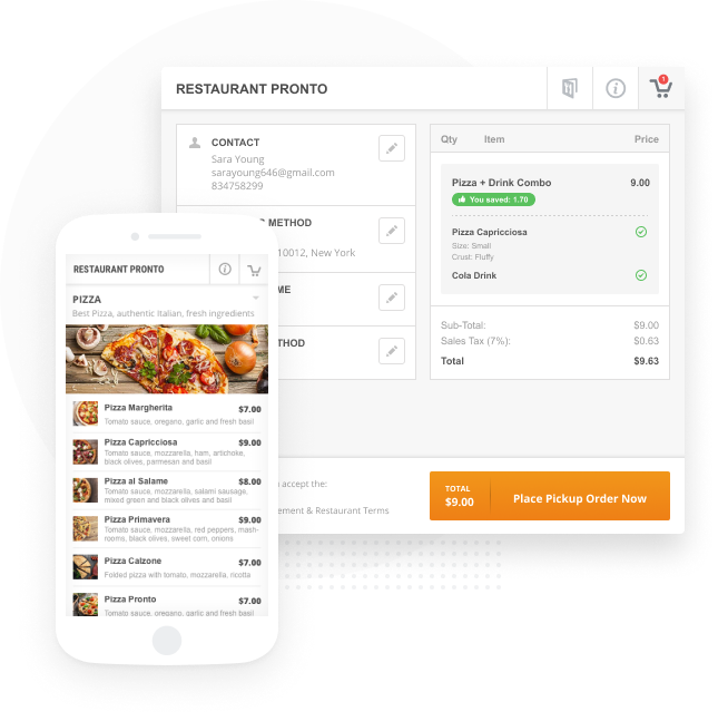 Online Pizza Ordering System | Free Ordering System